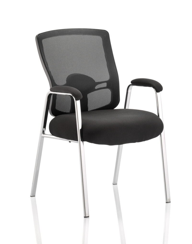 Form Medium Mesh Back (Straight Leg) Visitor Chair with Arms