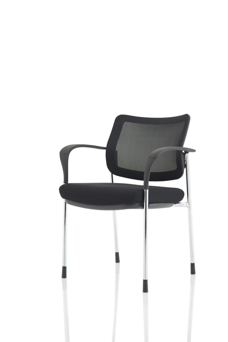Scout Deluxe Medium Back Stacking Visitor Office Chair with Arms - Image 62