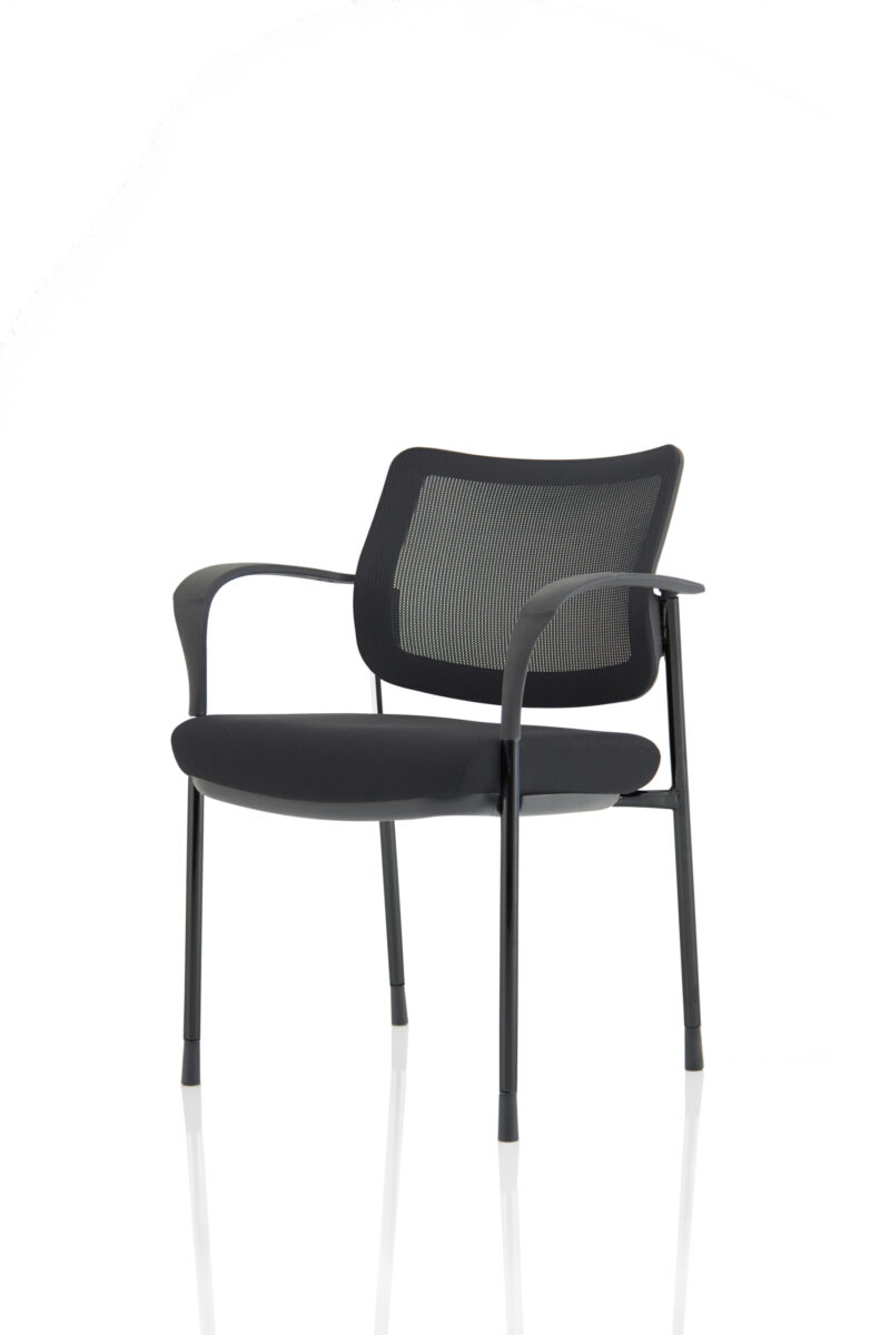 Scout Deluxe Medium Back Stacking Visitor Office Chair with Arms - Image 61