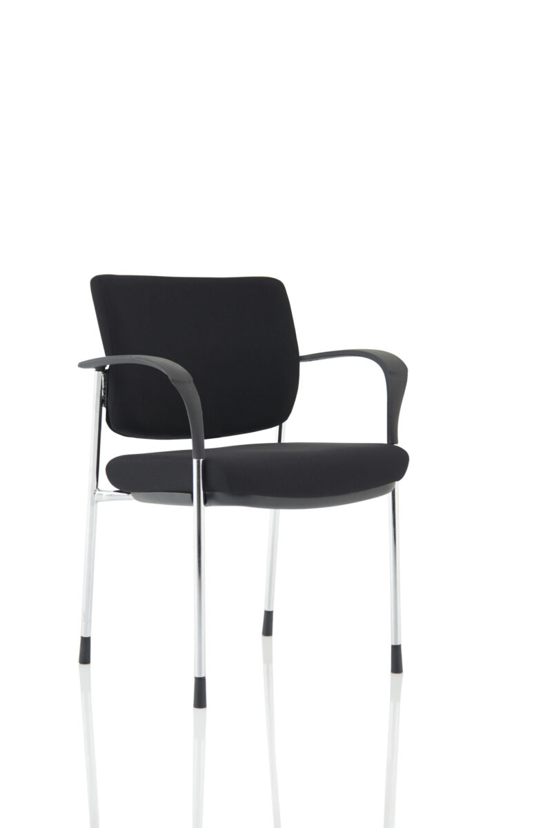 Scout Deluxe Medium Back Stacking Visitor Office Chair with Arms - Image 59