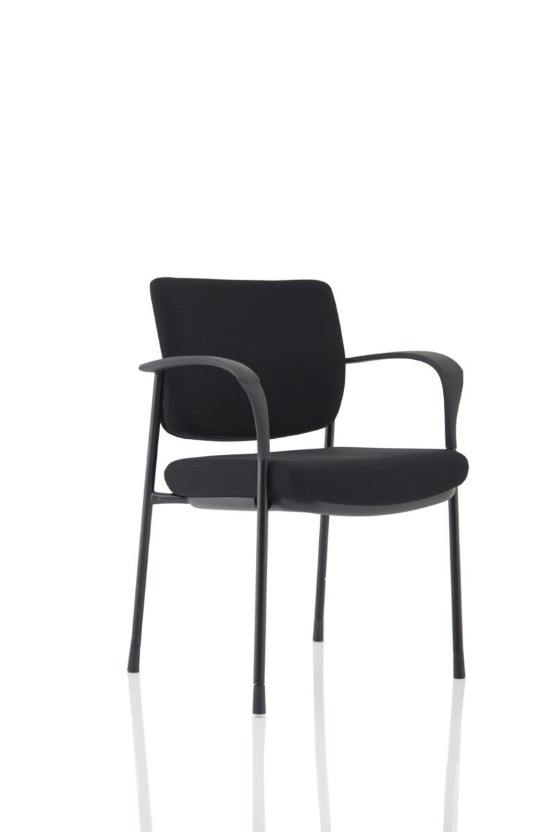 Scout Deluxe Medium Back Stacking Visitor Office Chair with Arms - Image 56