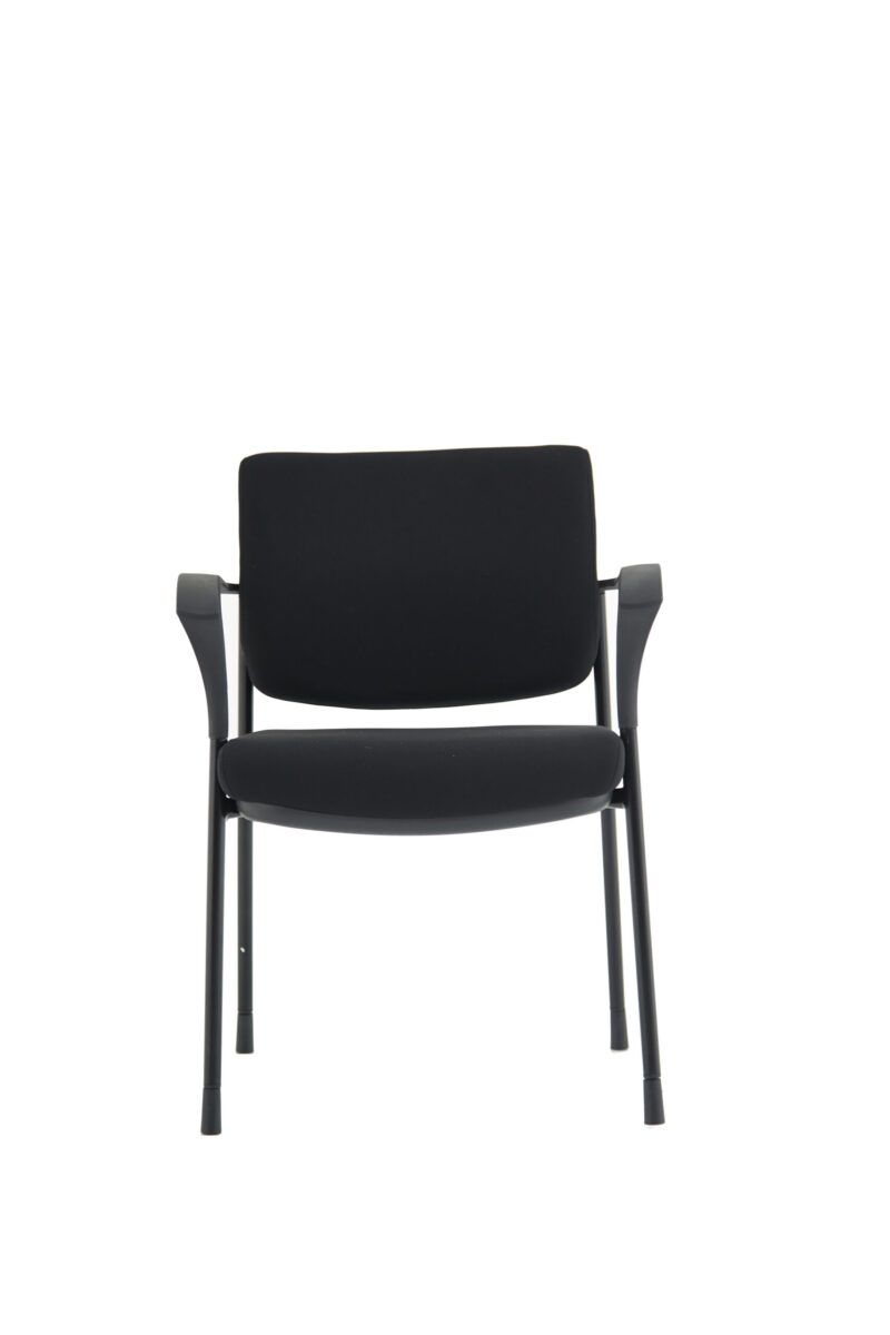 Scout Deluxe Medium Back Stacking Visitor Office Chair with Arms - Image 57
