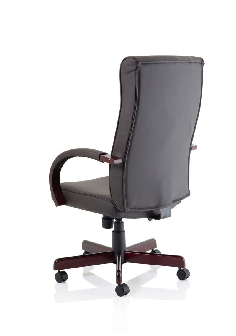Bound High Back Leather Executive Office Chair with Arms - Image 5