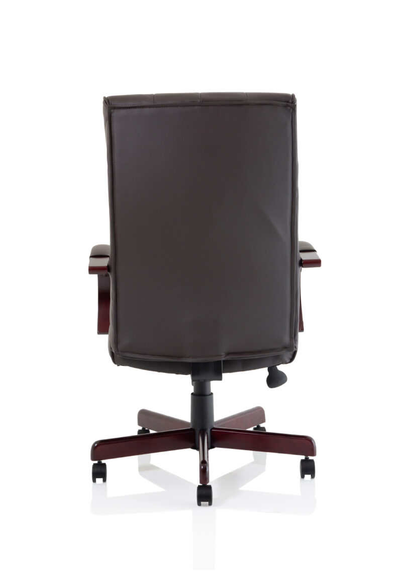 Bound High Back Leather Executive Office Chair with Arms - Image 6