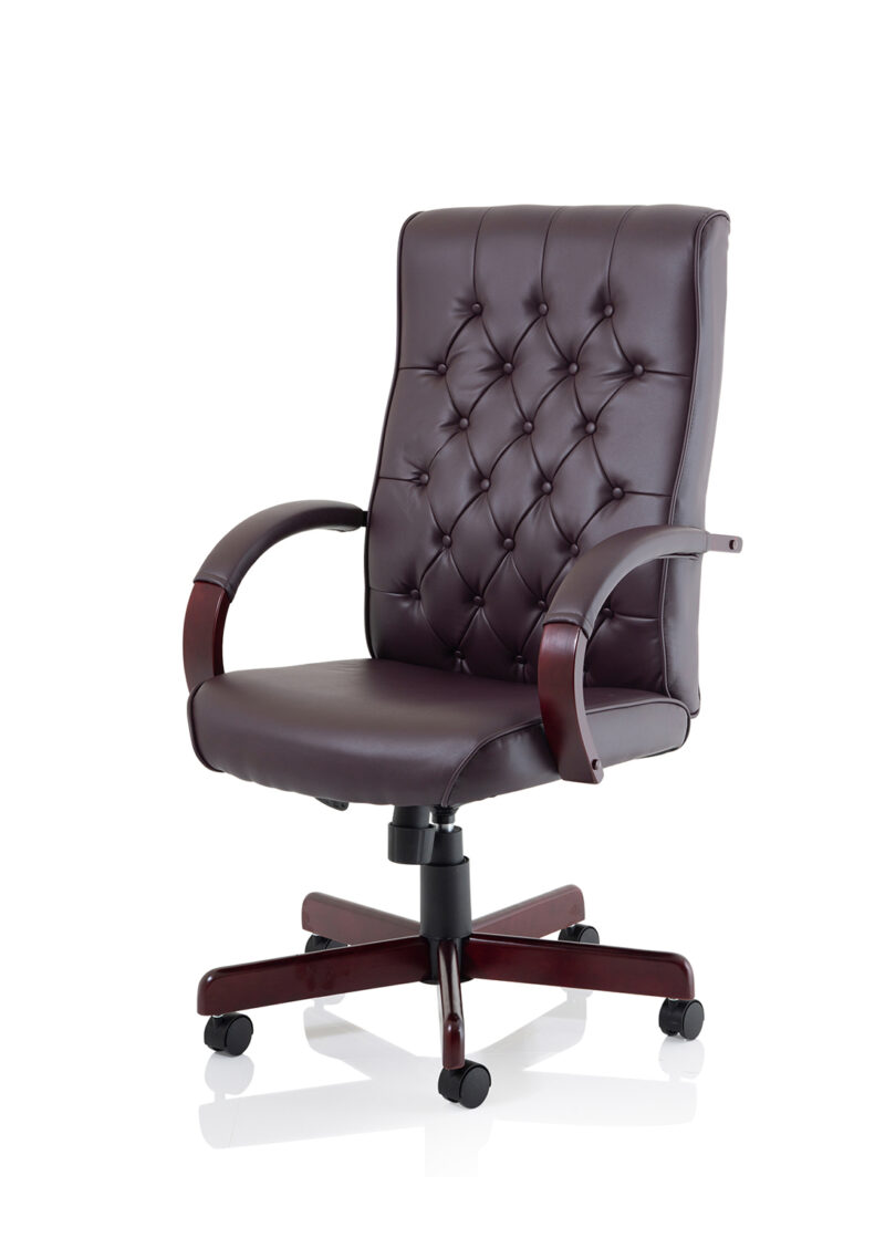Bound High Back Leather Executive Office Chair with Arms - Image 11