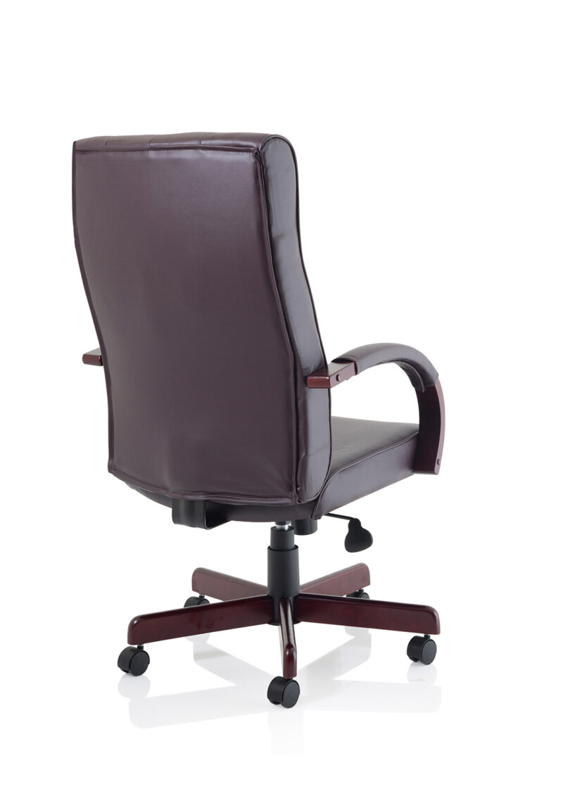 Bound High Back Leather Executive Office Chair with Arms - Image 15