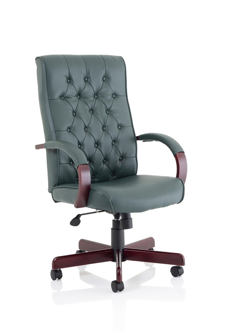 Bound High Back Leather Executive Office Chair with Arms - Image 17