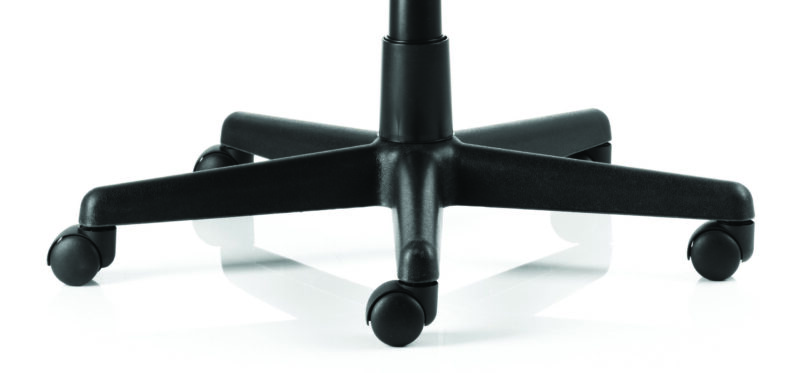 Flare High Back Black Executive Office Chair with Arms - Image 6
