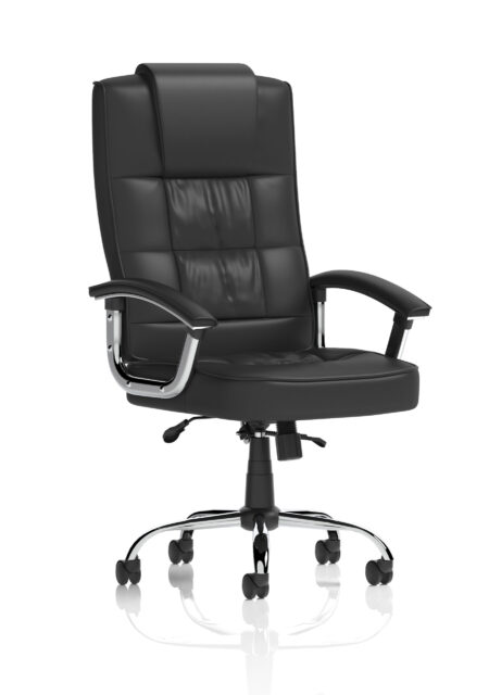Flare Deluxe High Back Black Executive Office Chair with Arms