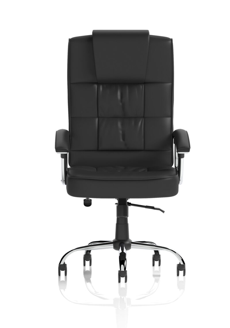 Flare Deluxe High Back Black Executive Office Chair with Arms - Image 2