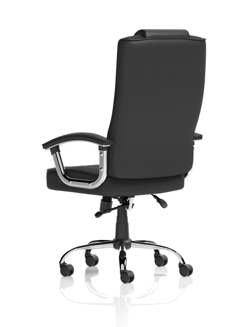 Flare Deluxe High Back Black Executive Office Chair with Arms - Image 5