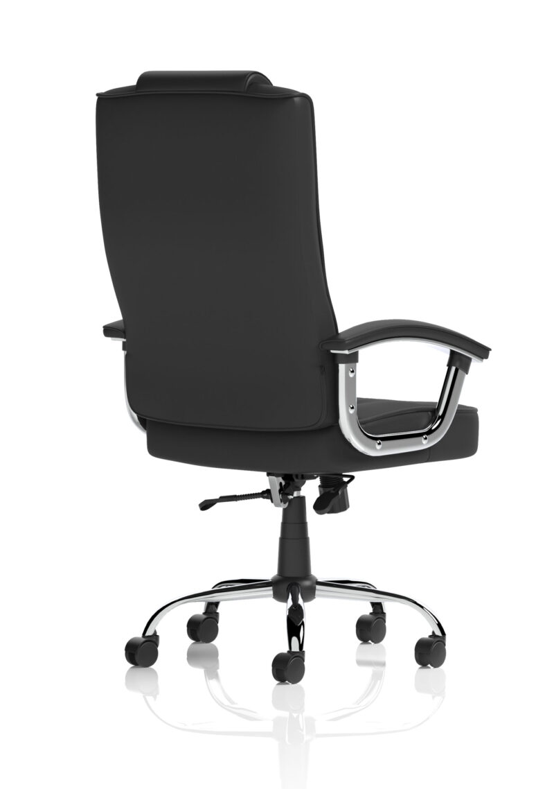 Flare Deluxe High Back Black Executive Office Chair with Arms - Image 7