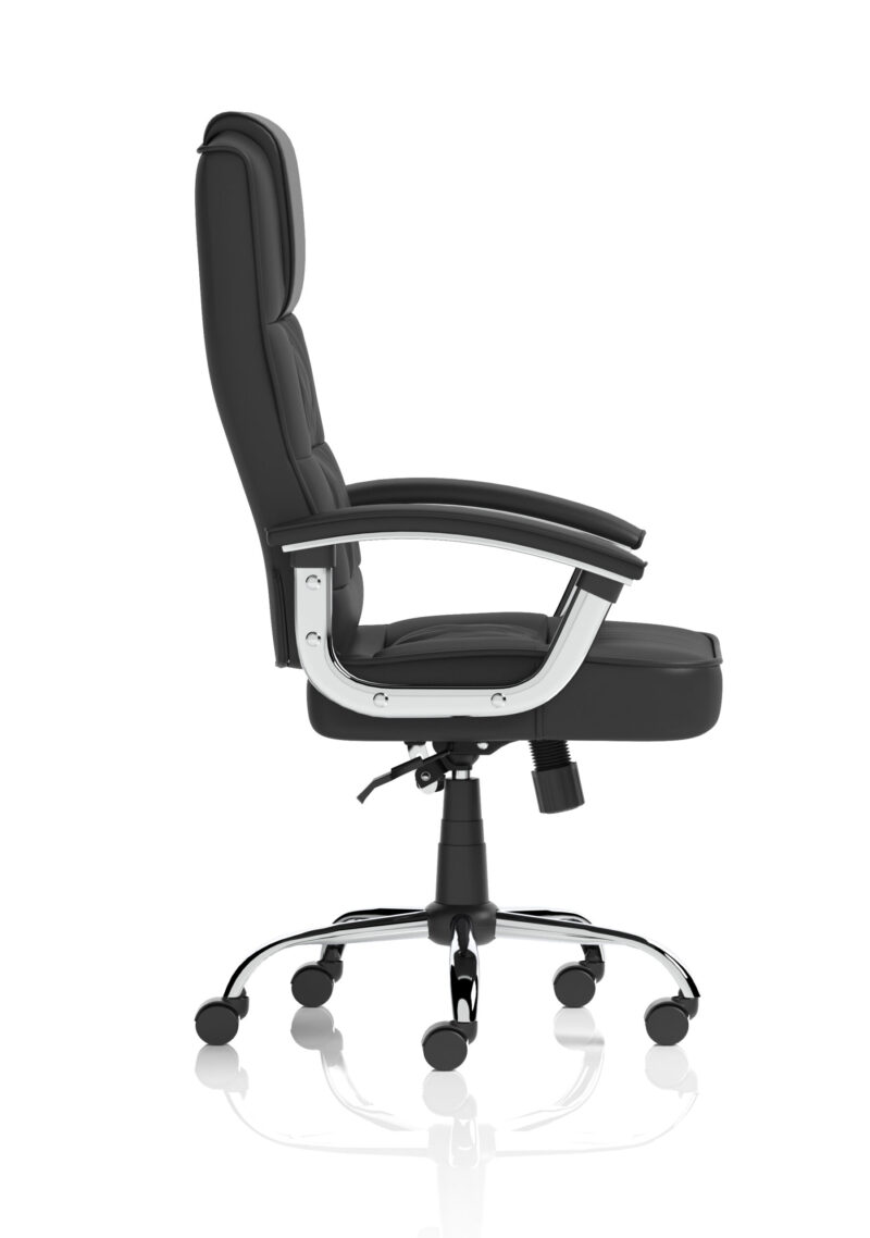 Flare Deluxe High Back Black Executive Office Chair with Arms - Image 8