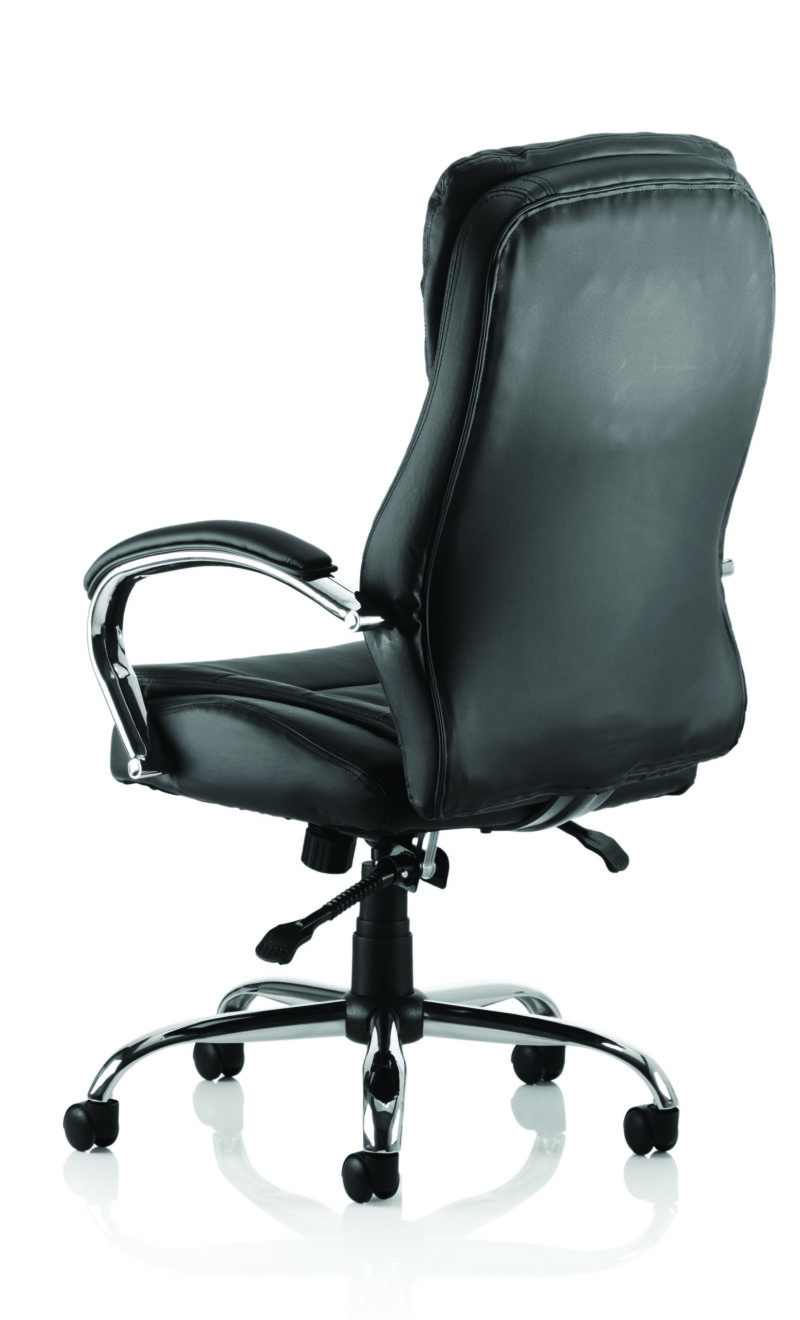 Field High Back Executive Black Leather Office Chair with Arms - Image 2