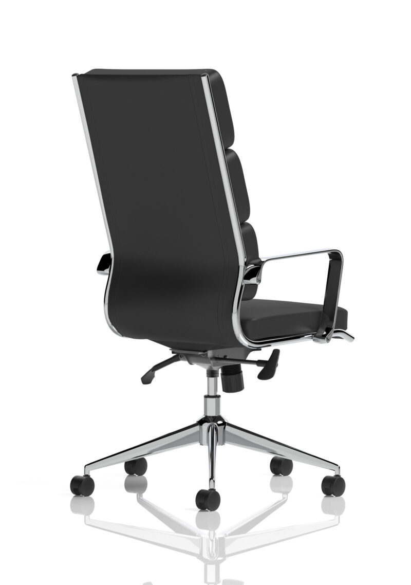 Blink High Back Executive Black Leather Office Chair with Arms - Image 7