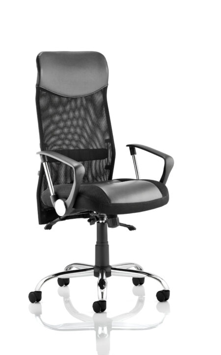Cargo High Back Black Executive Office Chair with Arms