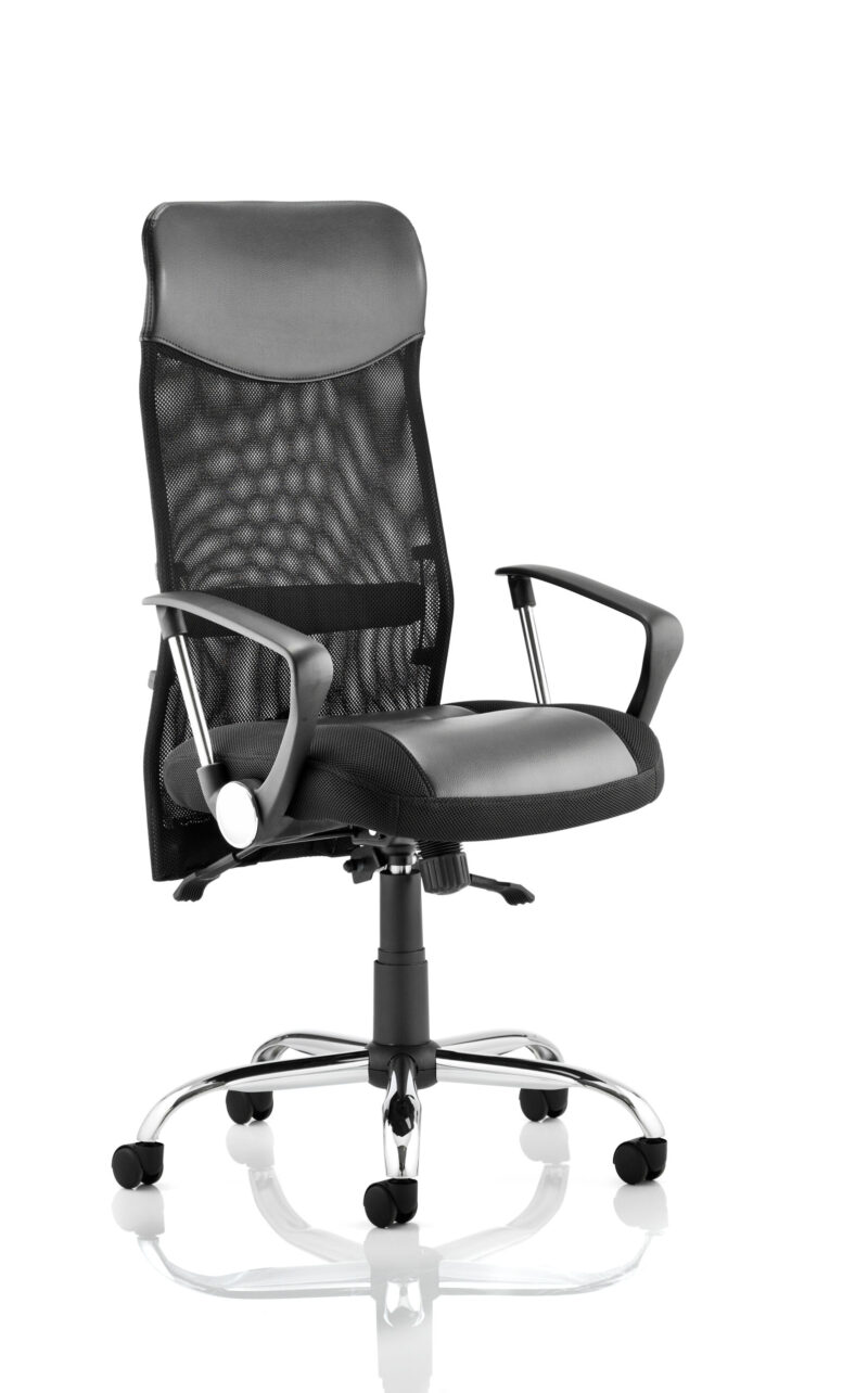 Cargo High Back Black Executive Office Chair with Arms