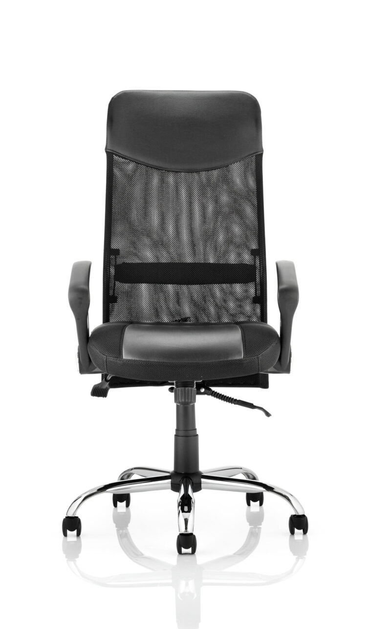 Cargo High Back Black Executive Office Chair with Arms - Image 2