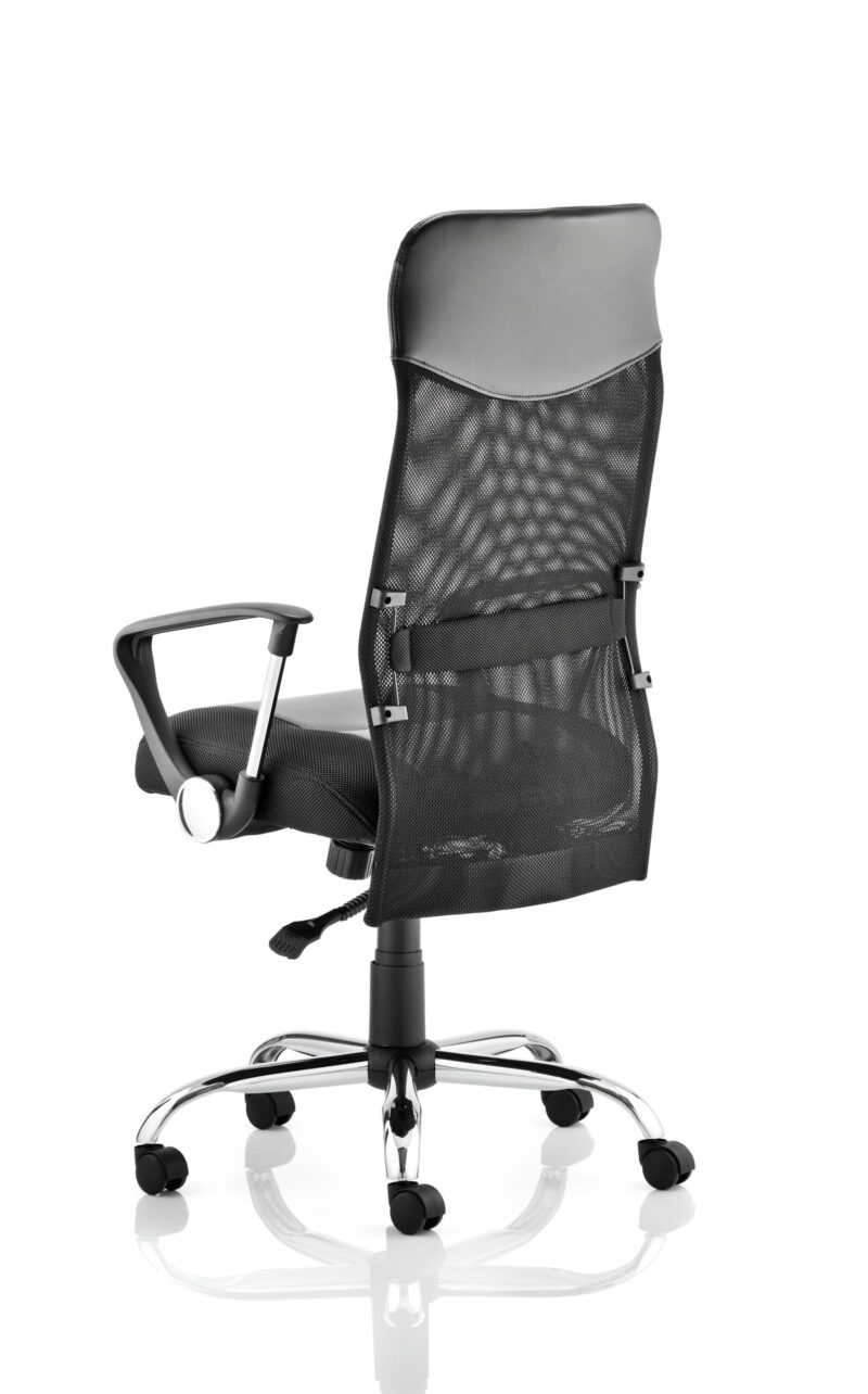 Cargo High Back Black Executive Office Chair with Arms - Image 3