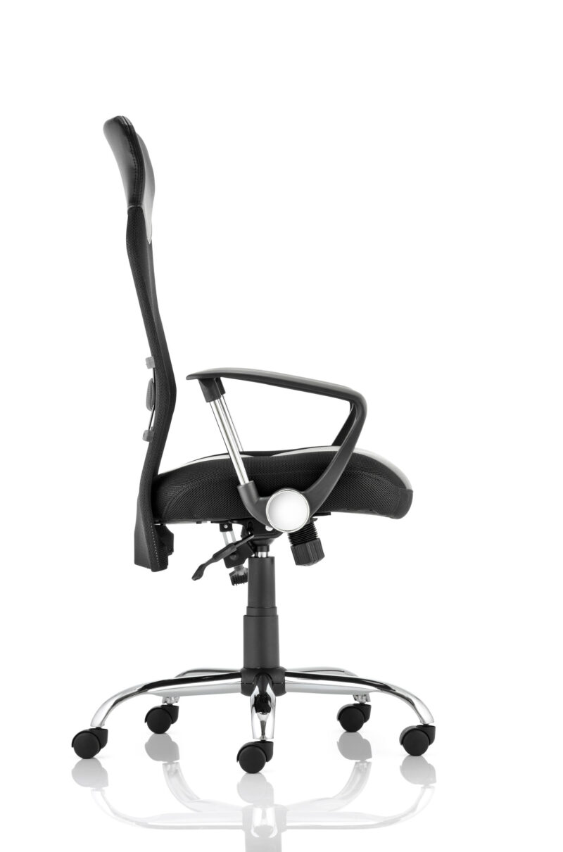 Cargo High Back Black Executive Office Chair with Arms - Image 5