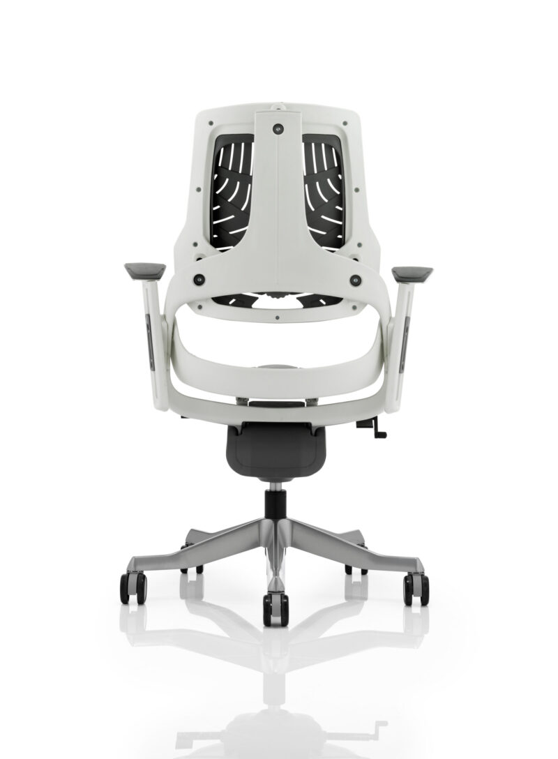 Grasp High Back White Shell Executive Office Chair with Arms - Image 9
