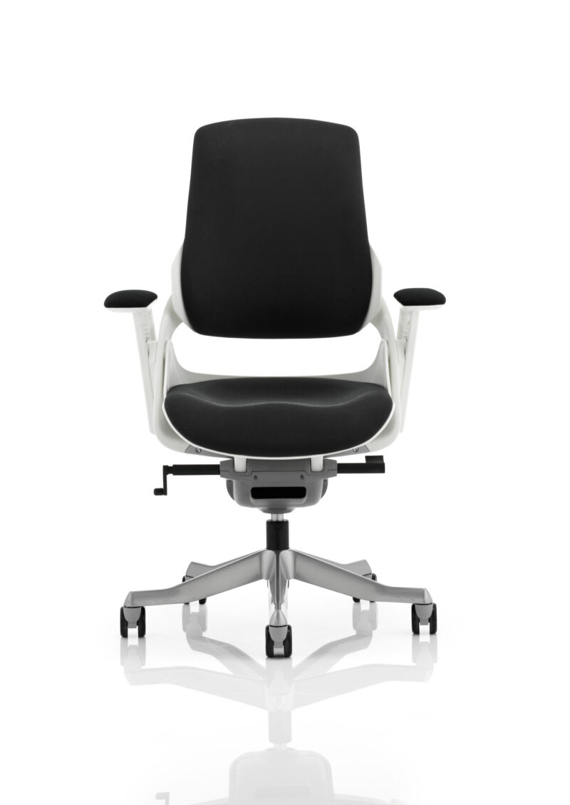 Grasp High Back White Shell Executive Office Chair with Arms - Image 13
