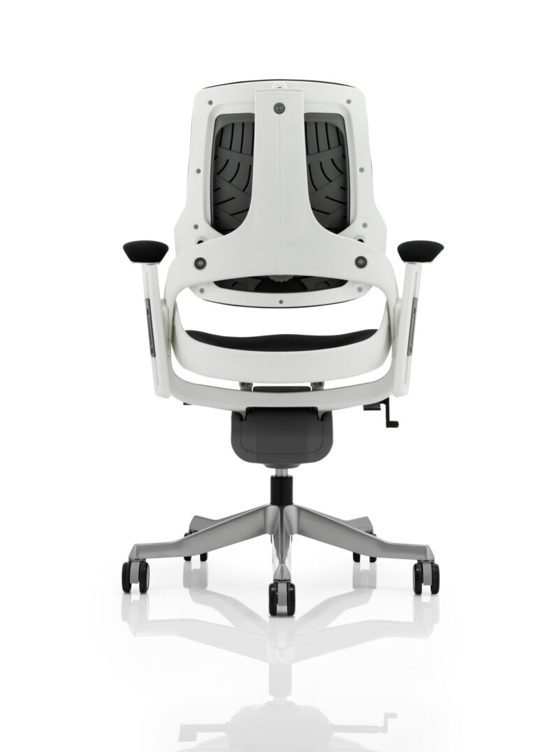 Grasp High Back White Shell Executive Office Chair with Arms - Image 15