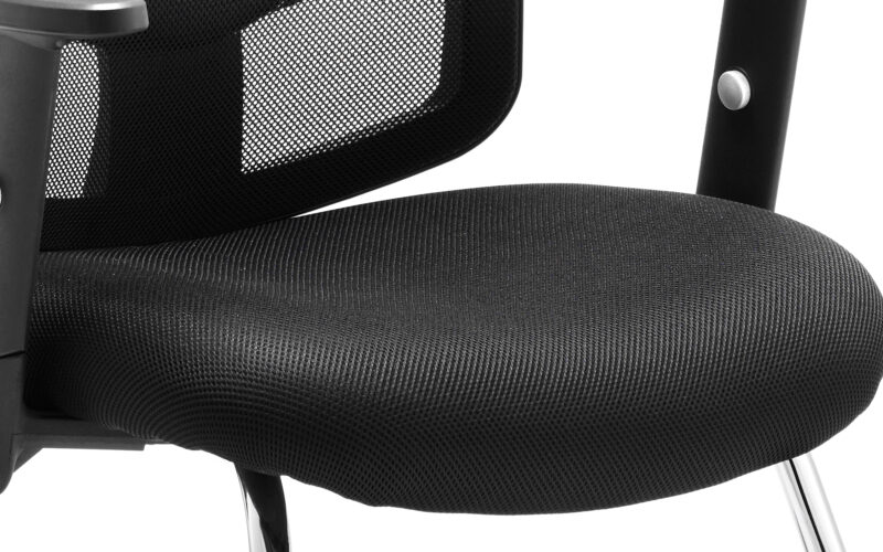Form Mesh Back Cantilever Visitor Chair with Arms - Image 4