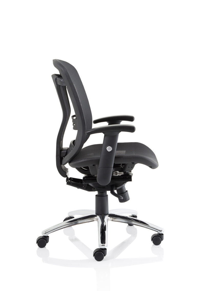 Mint II Mesh Back Task Operator Office Chair with Height Adjustable Arms - Image 16