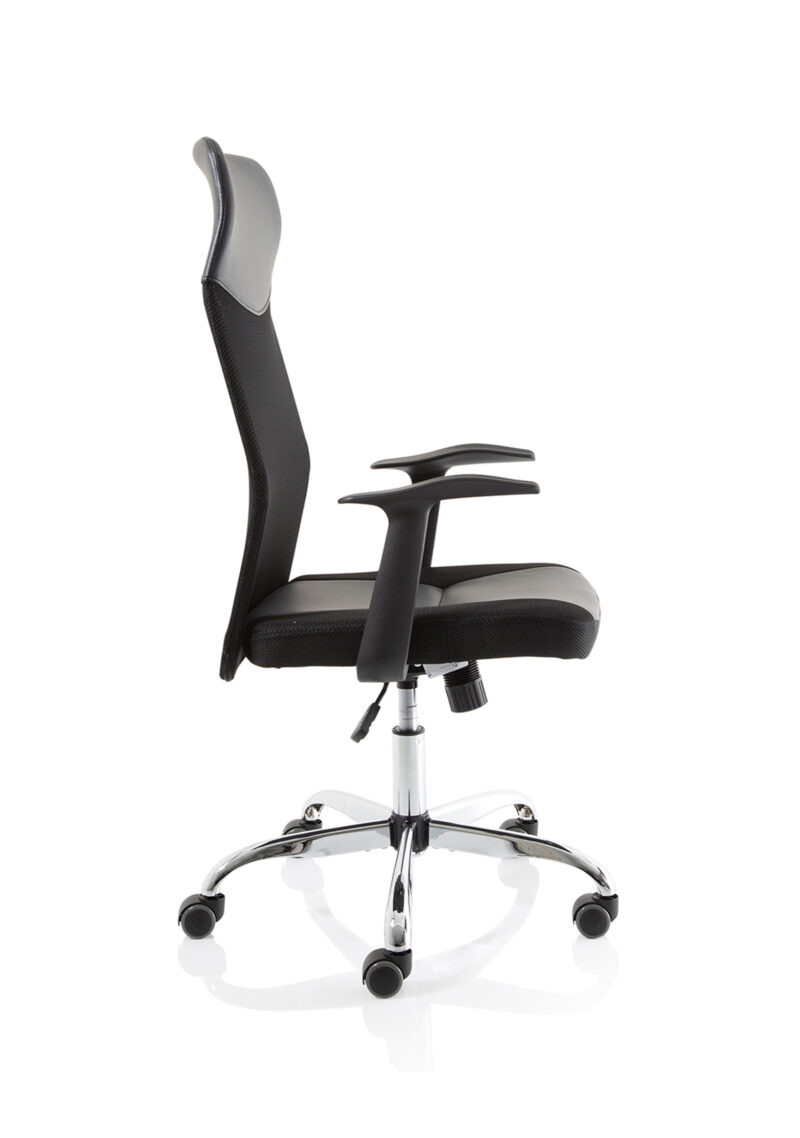 Barlow High Mesh Back Black Executive Office Chair with Arms - Image 8