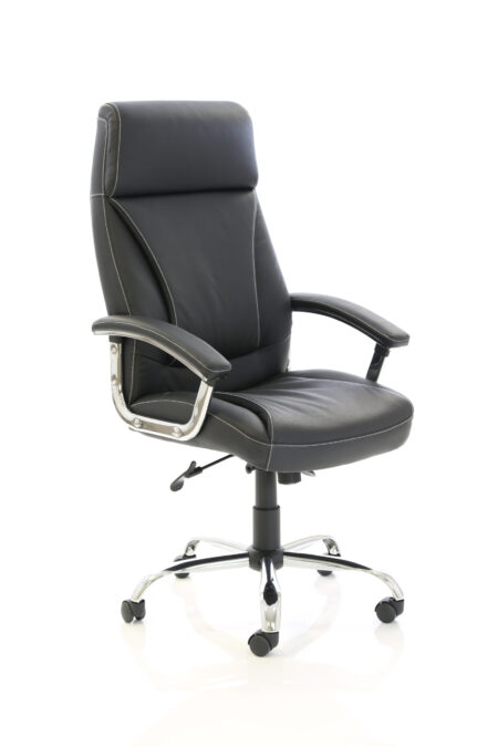 Tenor High Back Executive Leather Office Chair with Arms