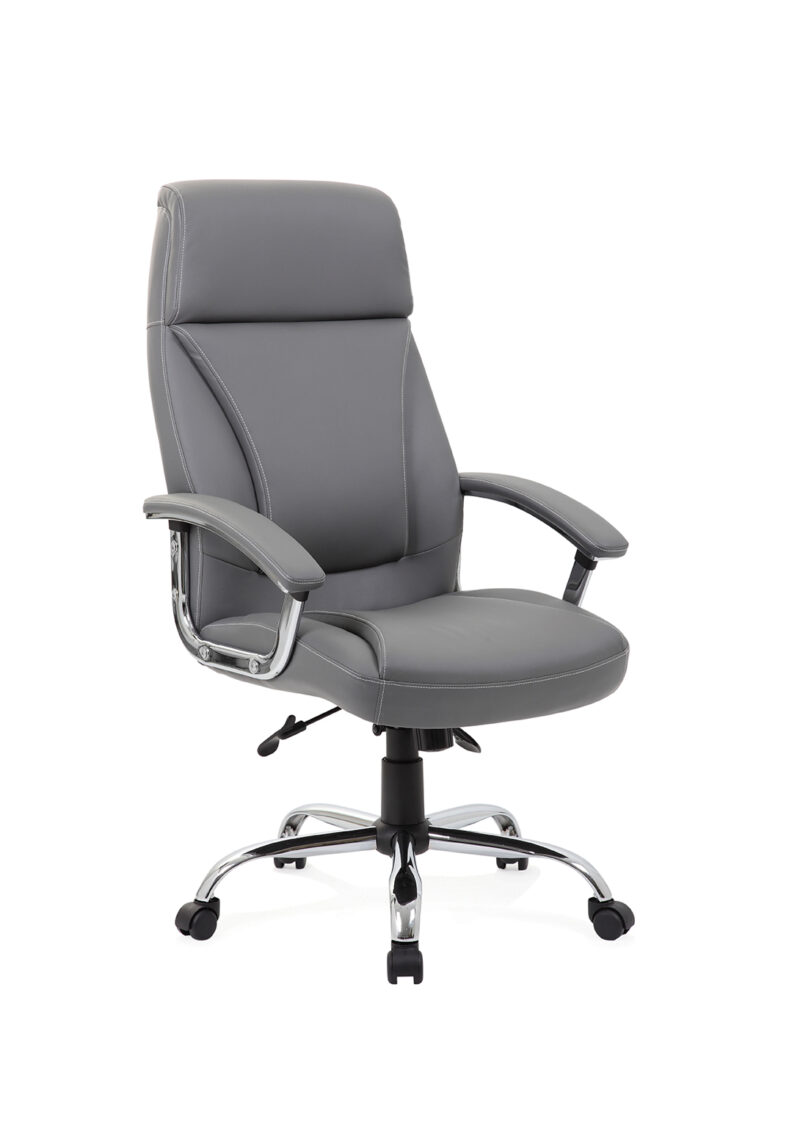Tenor High Back Executive Leather Office Chair with Arms - Image 7