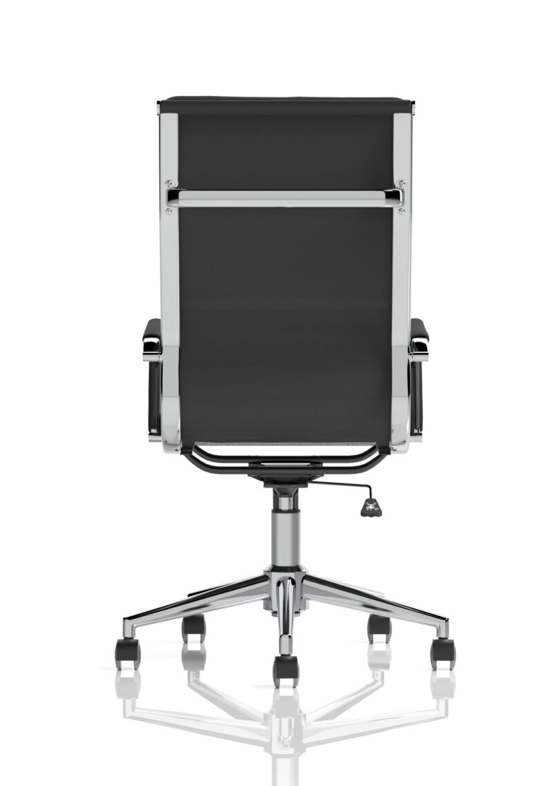 Roar High Back Black Leather Executive Office Chair with Arms - Image 6