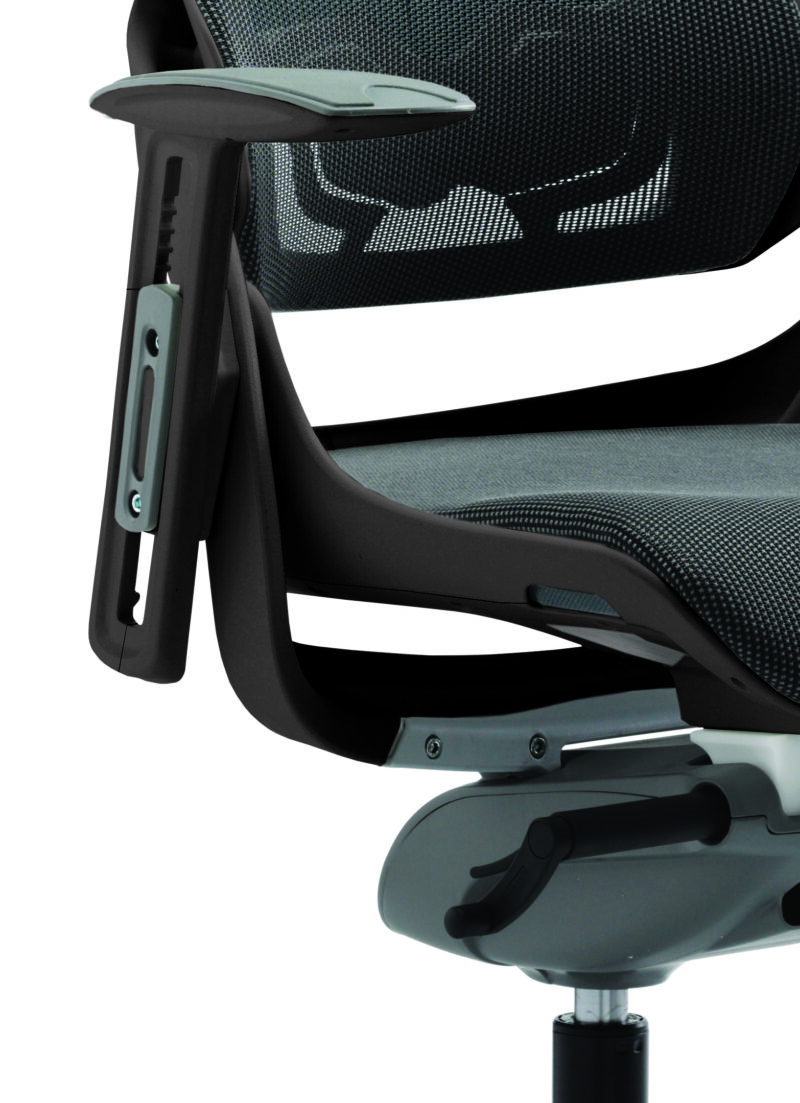 Grasp High Back Black Shell Executive Office Chair with Arms - Image 9