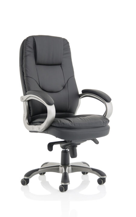 Hugo High Back Black Executive Office Chair with Arms