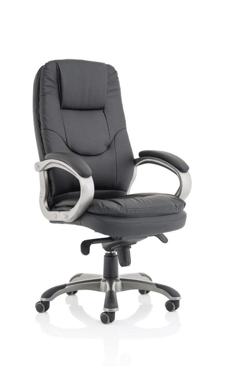 Hugo High Back Black Executive Office Chair with Arms