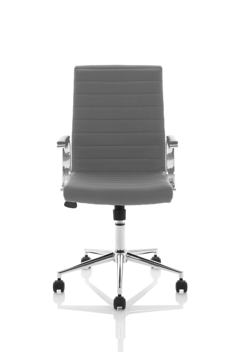 Fold Medium Back Leather Executive Office Chair with Arms - Image 43