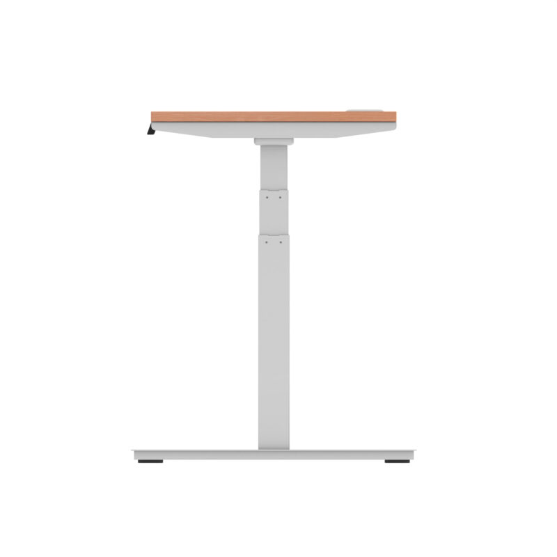 Brisk Height Adjustable Slimline Desk With Cable Ports - Image 4