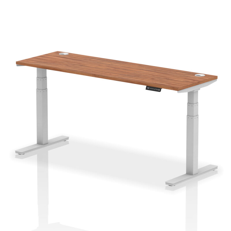 Brisk Height Adjustable Slimline Desk With Cable Ports - Image 135