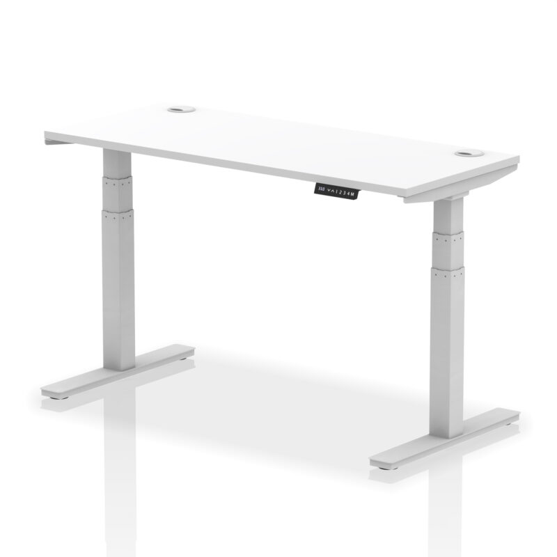 Brisk Height Adjustable Slimline Desk With Cable Ports - Image 69