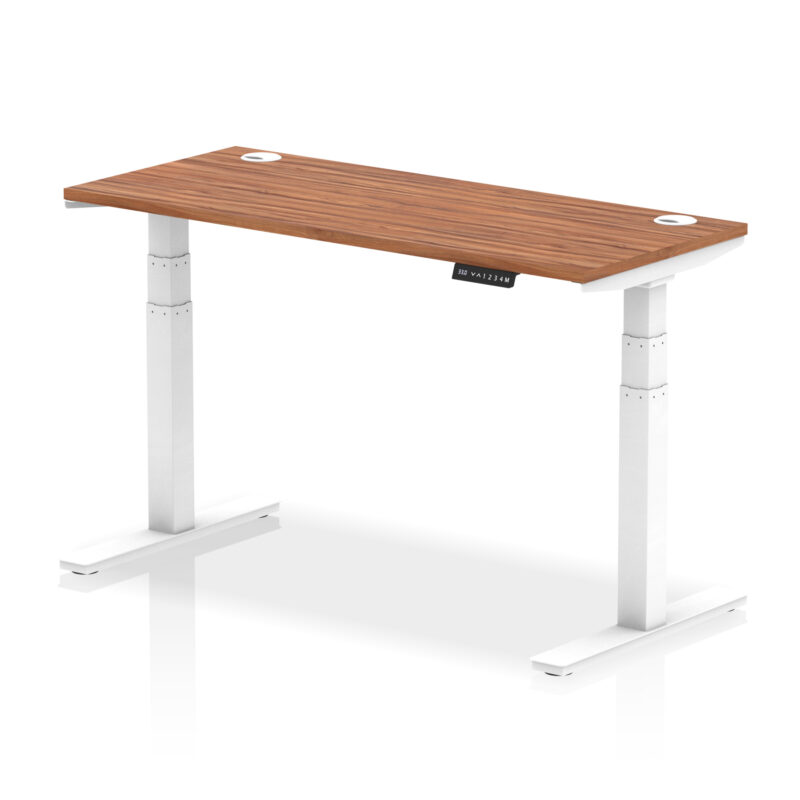 Brisk Height Adjustable Slimline Desk With Cable Ports - Image 65