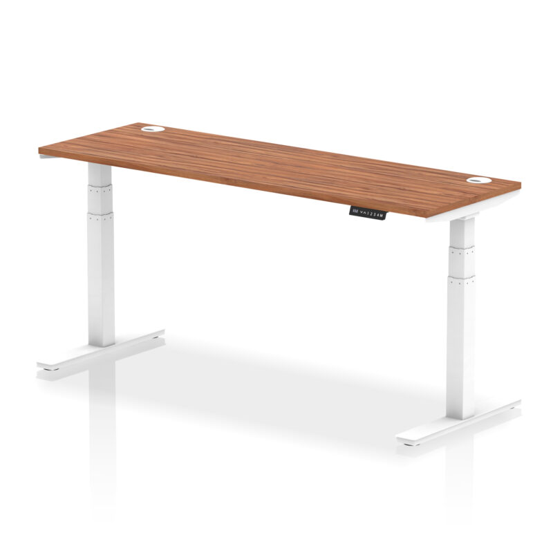 Brisk Height Adjustable Slimline Desk With Cable Ports - Image 137