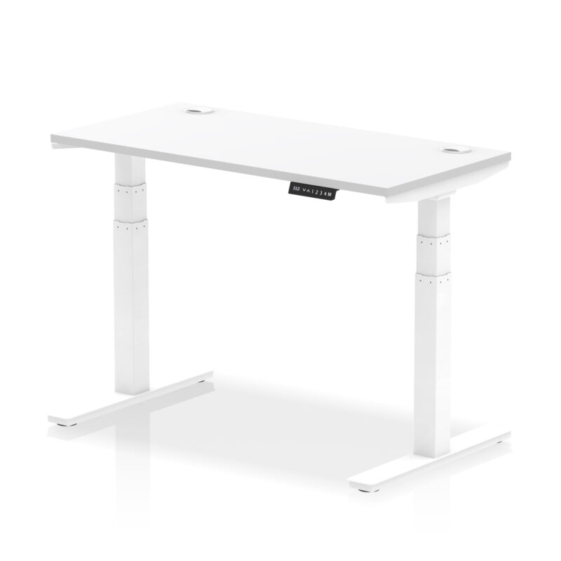 Brisk Height Adjustable Slimline Desk With Cable Ports - Image 35