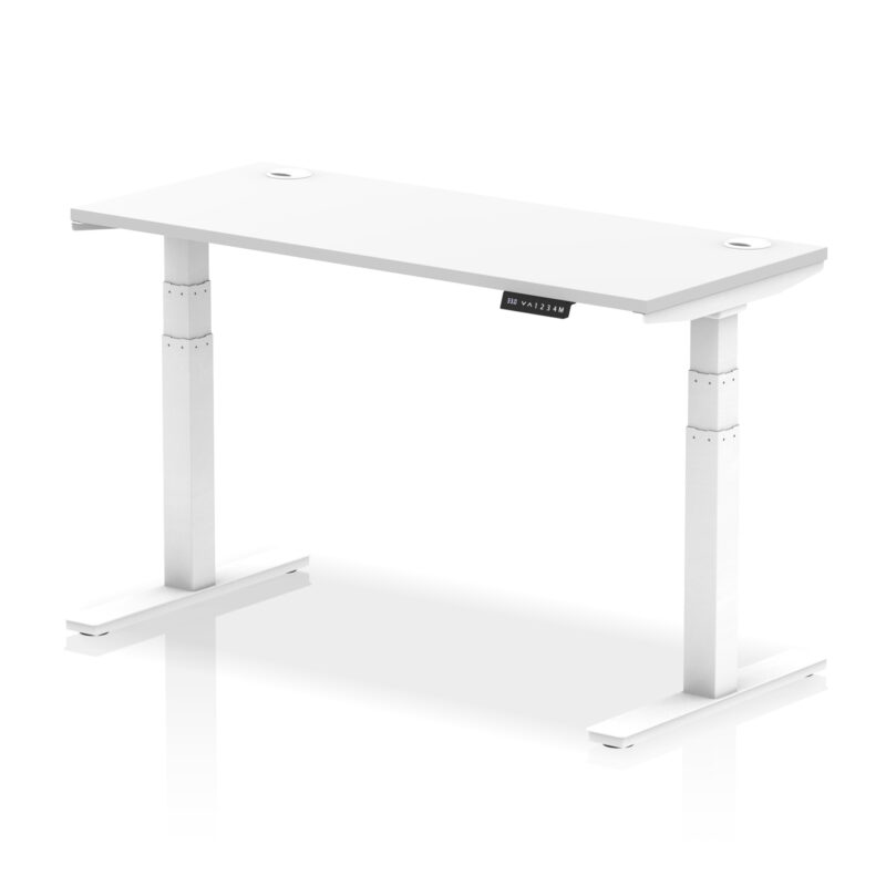 Brisk Height Adjustable Slimline Desk With Cable Ports - Image 71