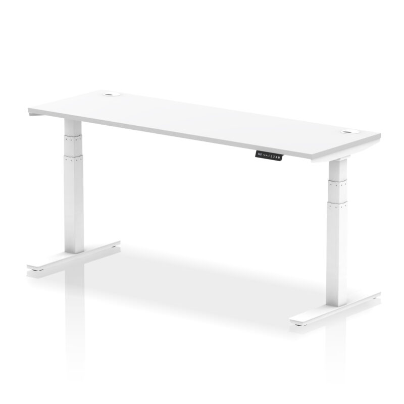 Brisk Height Adjustable Slimline Desk With Cable Ports - Image 143