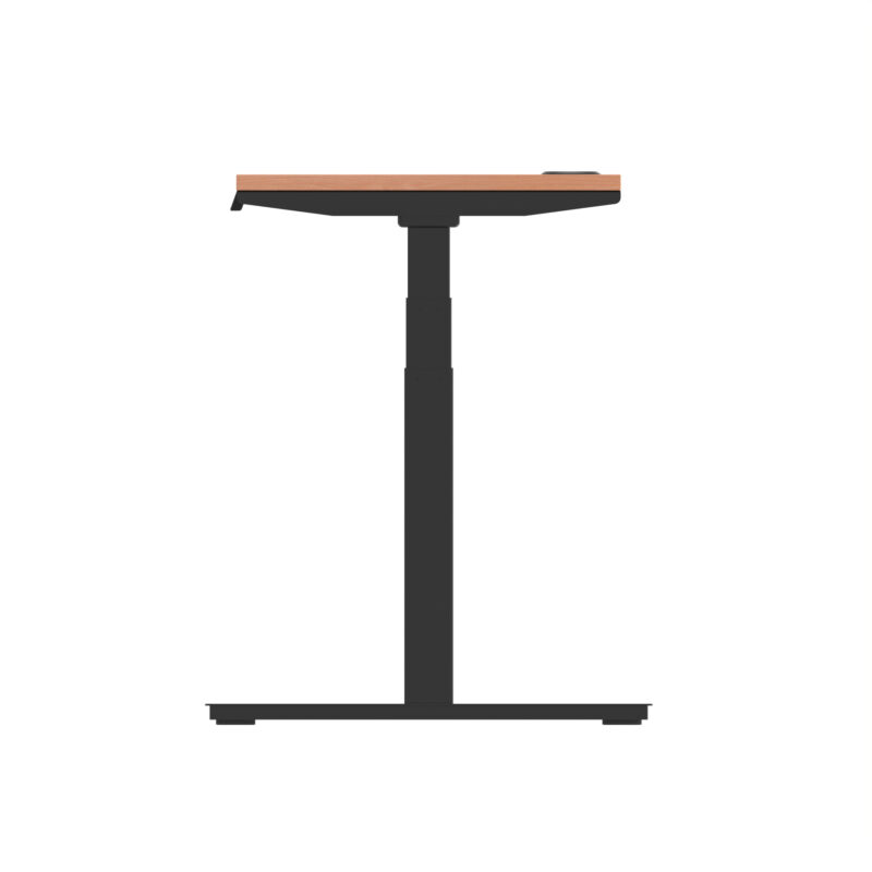 Brisk Height Adjustable Slimline Desk With Cable Ports - Image 2
