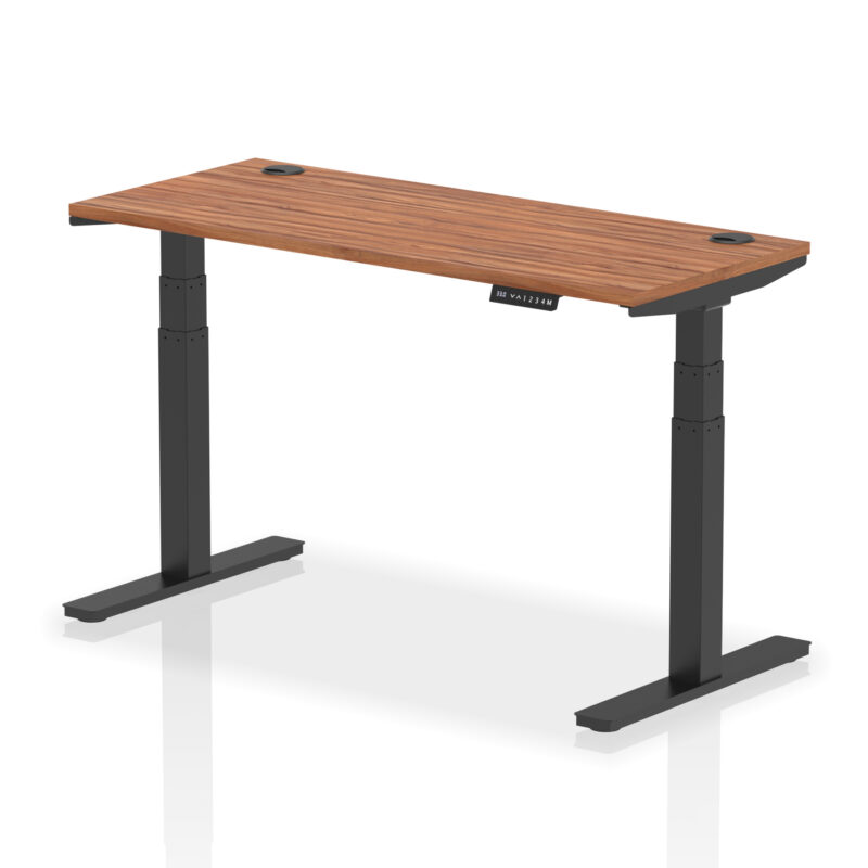 Brisk Height Adjustable Slimline Desk With Cable Ports - Image 61