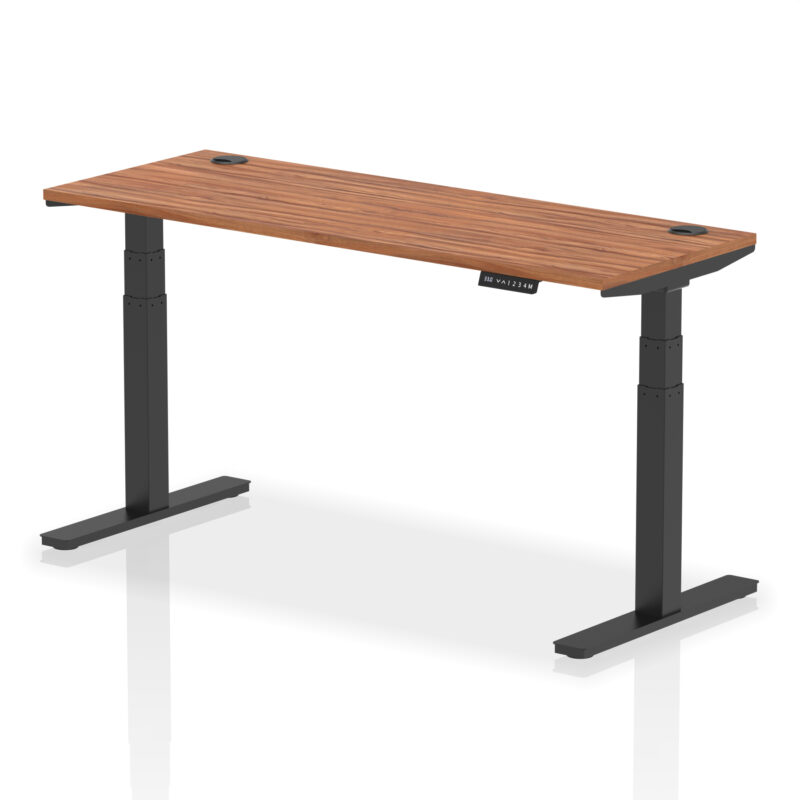 Brisk Height Adjustable Slimline Desk With Cable Ports - Image 97