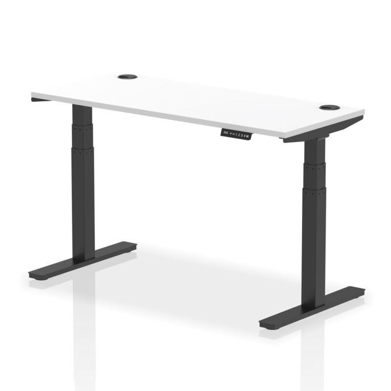 Brisk Height Adjustable Slimline Desk With Cable Ports - Image 67