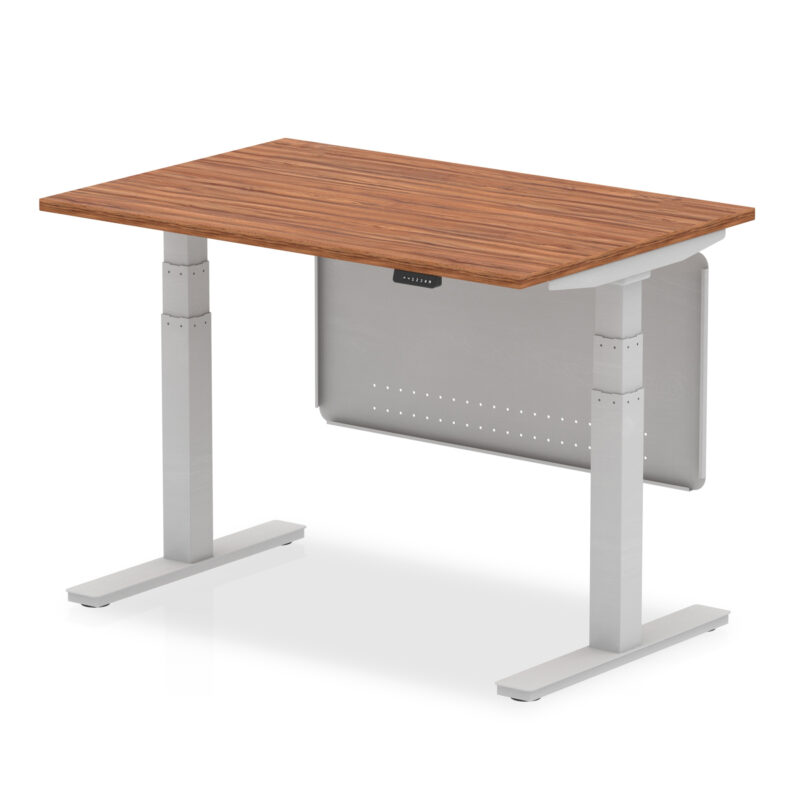 Brisk Height Adjustable Desk without Cable Ports with Steel Modesty Panel - Image 14